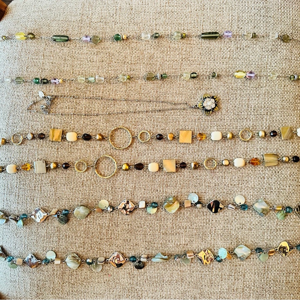 LOT of 4 ‘Lia Sophia’ necklaces!